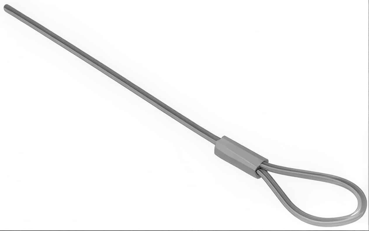 Dobygrip wireophæng m/løkke 5mx2mm