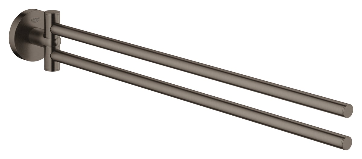 GROHE Essentials håndklædeholder dobbelt 439 mm børstet grafit