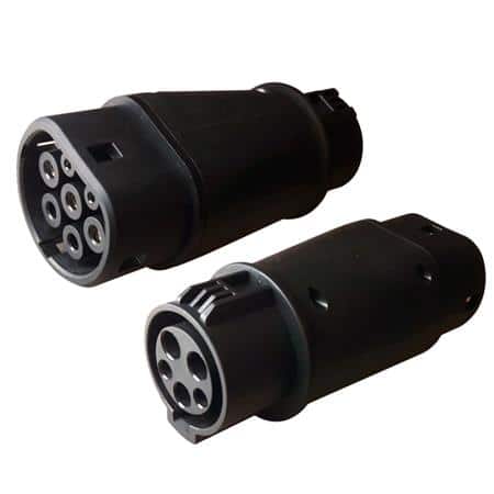 Evse type 1 til type 2 adapter