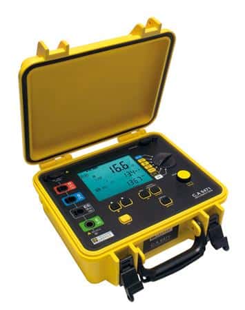 Ca6471 jordplade/tangohmmeter