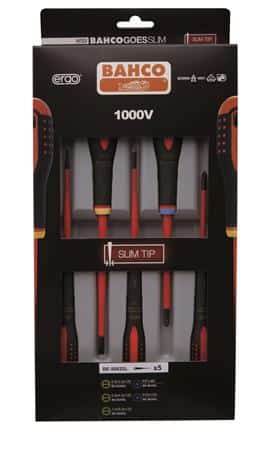 Skruetrækker ergo set slim blades