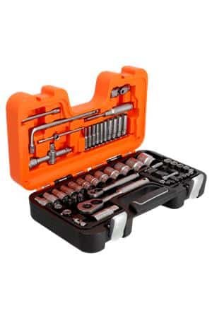 Bahco topnøglesæt 1/4+1/2"