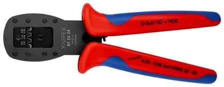 Crimptang d-sub, hd 20, hde-stik