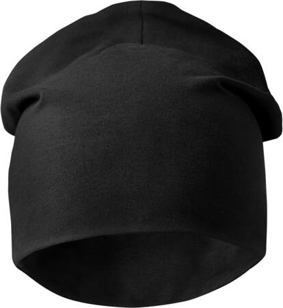 Beanie bomuld sort one size