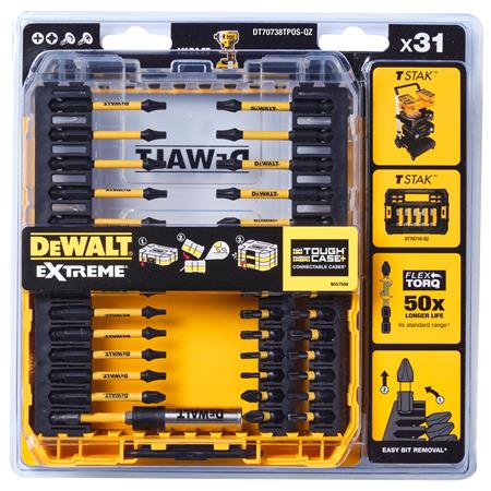Dewalt flextorq-bitssæt 31 dele