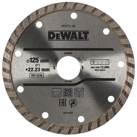 Dewalt diamantskæreskive turbo ø125mm
