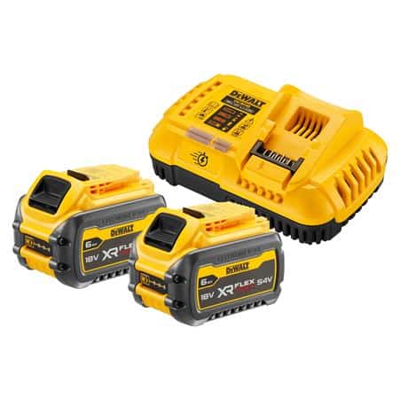 54v xr flexvolt sæt med 2x6ah-bat+lader