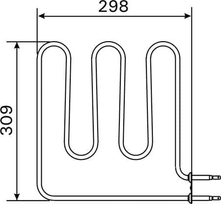 Vega varmeelememt for vega 9,0 kw