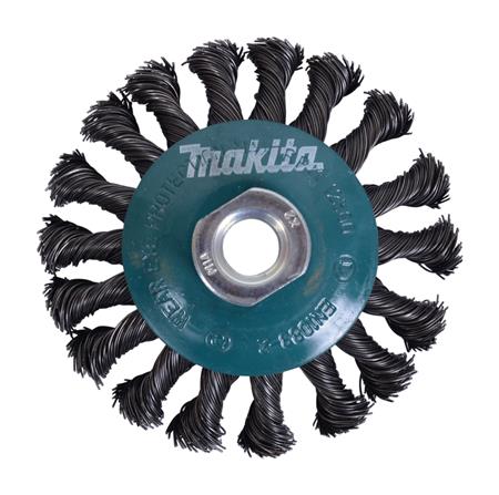 Keglebørste snoet 100mm m14