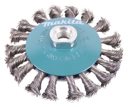 Keglebørste snoet 115mm m14