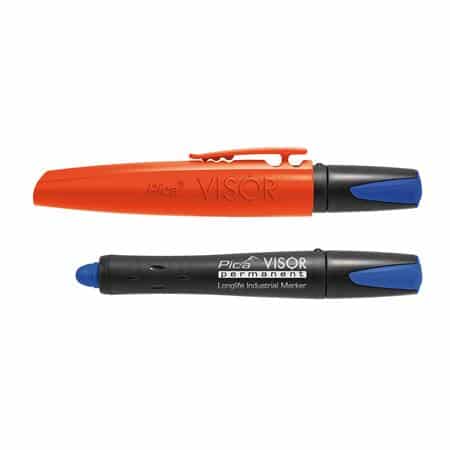 Pica visor permanent marker blå