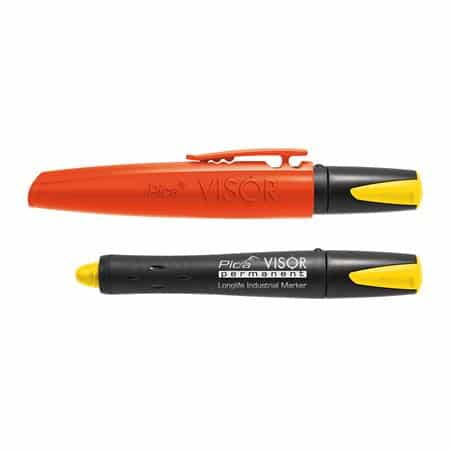 Pica visor permanent marker gul