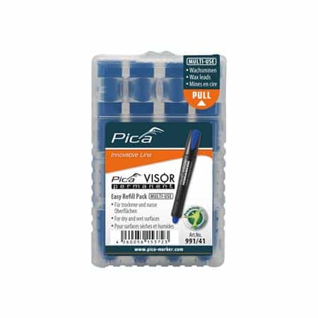 Pica visor permanent refill blå