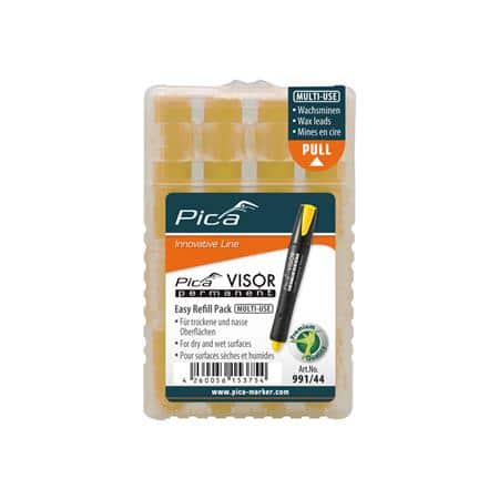 Pica visor permanent refill gul