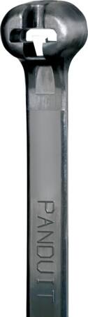 Kabelbinder sort med stållås 7,0x378mm