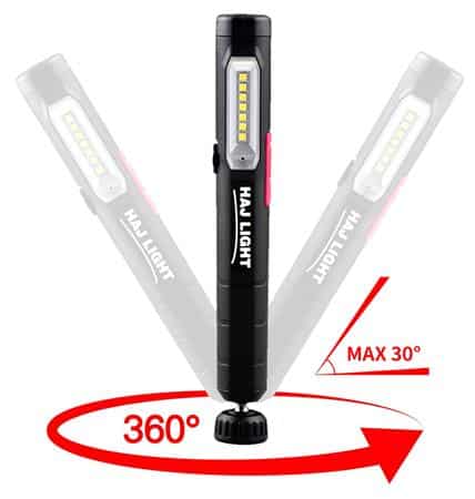 Genopladelig pen-light 220 + 80 lumen