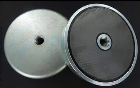 Eclipse pottemagnet ø63 m8 galvaniseret