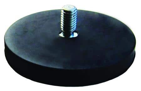 Gummibelagt magnet udv.gev. ø43mm 853