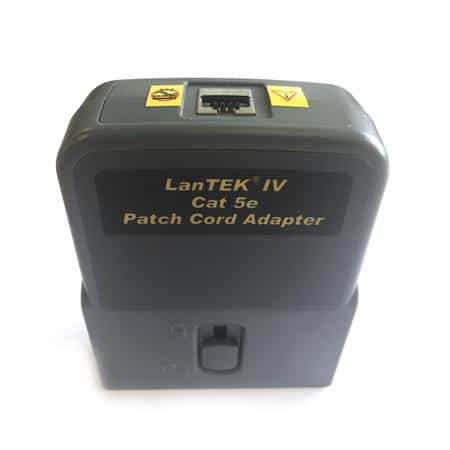 Kat5e patch test adapter lantek iv