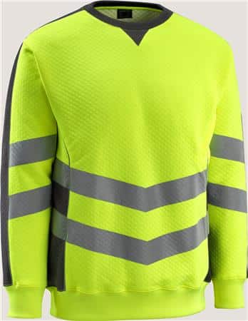 Sweatshirt wigton hi-vis gul/sort 3xl