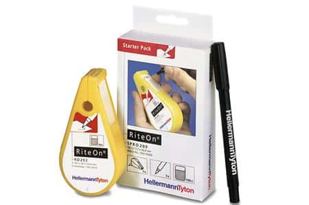 Startsæt selvlam. labels, dispenser, pen