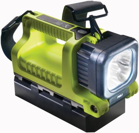 Lygte peli 9410l,li-ion,led-220v gul