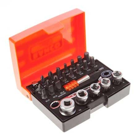 Bits og topnøglesæt 6-13mm (26)