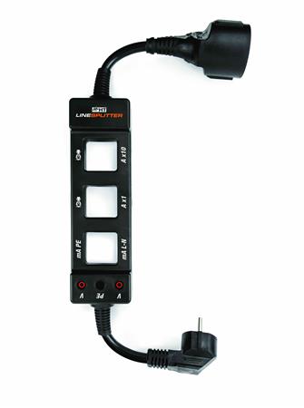 Line splitter schuko