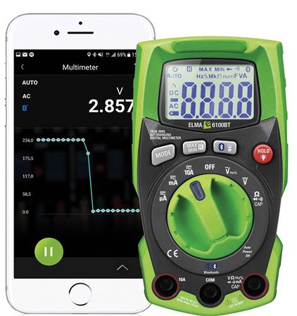 Multimeter bluetooth 6100bt