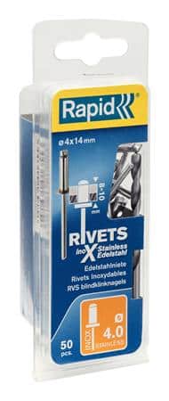 Nitte rustfristål 304 ø4,0x14mm
