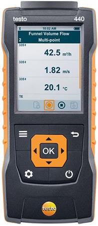 Testo 440 hastighed/iaq instrument