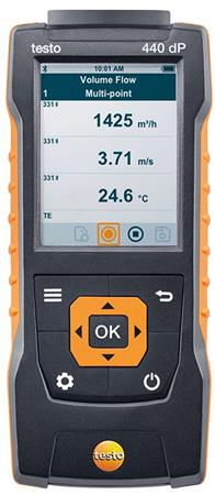 Testo 440 dp hastighed/iaq instrument