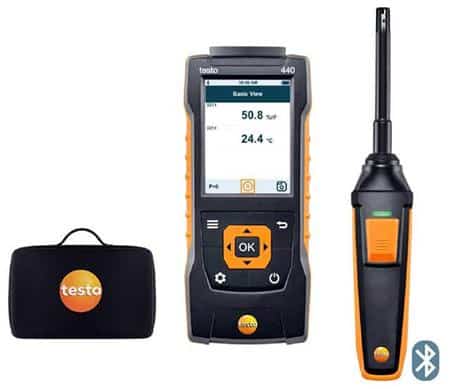 Testo 440 fugtighedssæt med bluetooth