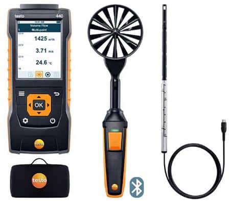 Testo 440 flow kombisæt 1 med bluetooth