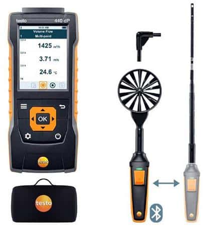 Testo 440 delta p flow kombisæt 1 med bt
