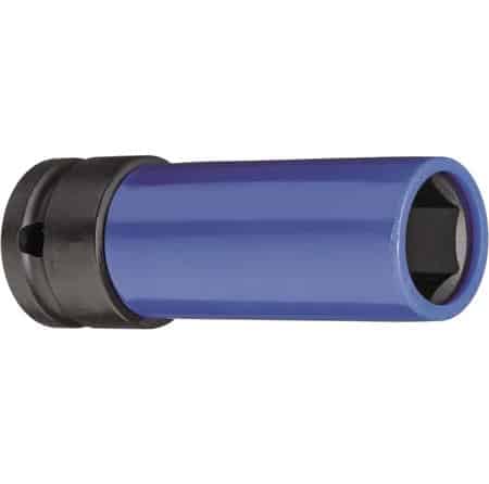 Slagtop 1/2" 17 mm, lang med beskyt