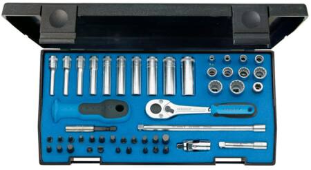 Topnøglesæt 1/4 49 dele 4-13mm