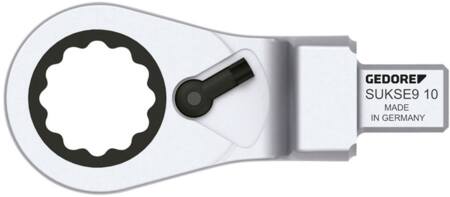 Skraldehoved 17mm 9x12mm omskifter