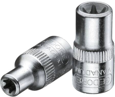 Top 1/4 for udvendig torx e8