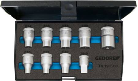 Toppesæt 1/2 for udvendig torx e10-24