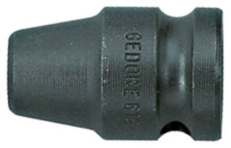 Adapter for bits 1/4 til 1/4 firkant