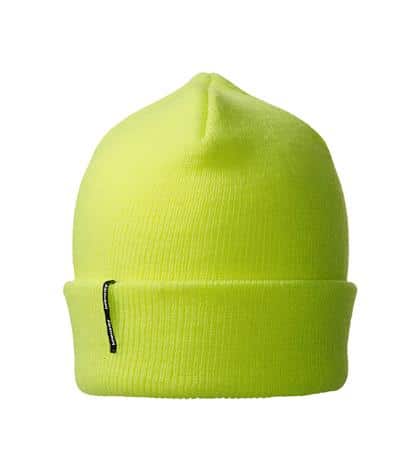 Strikhue fluorescerende gul one size