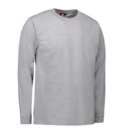 Pro wear t-shirt læ grå melange l