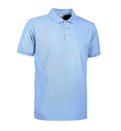 Polo shirt man lys blå 4xl