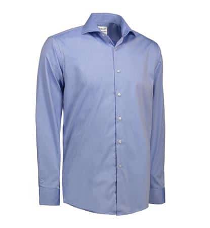 Skjorte twill læ lys blå 2xl