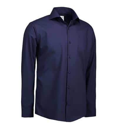 Skjorte twill læ navy s