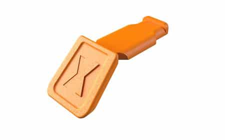 Colorcode clips orange