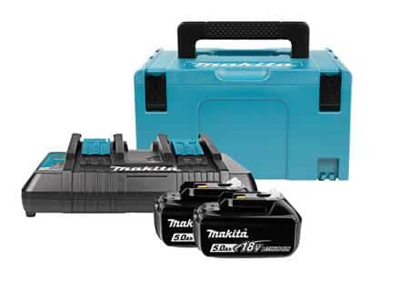 Batteripakke 2 x bl1850b + dc18rd