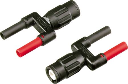 Adapter dobbelt stik bnc han