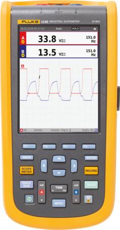 Industrielt scopemeter, 20 mhz 123b/eu/s